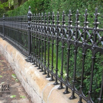 Stewart Cast Iron Fencing - Limited Stock on Full Height ...